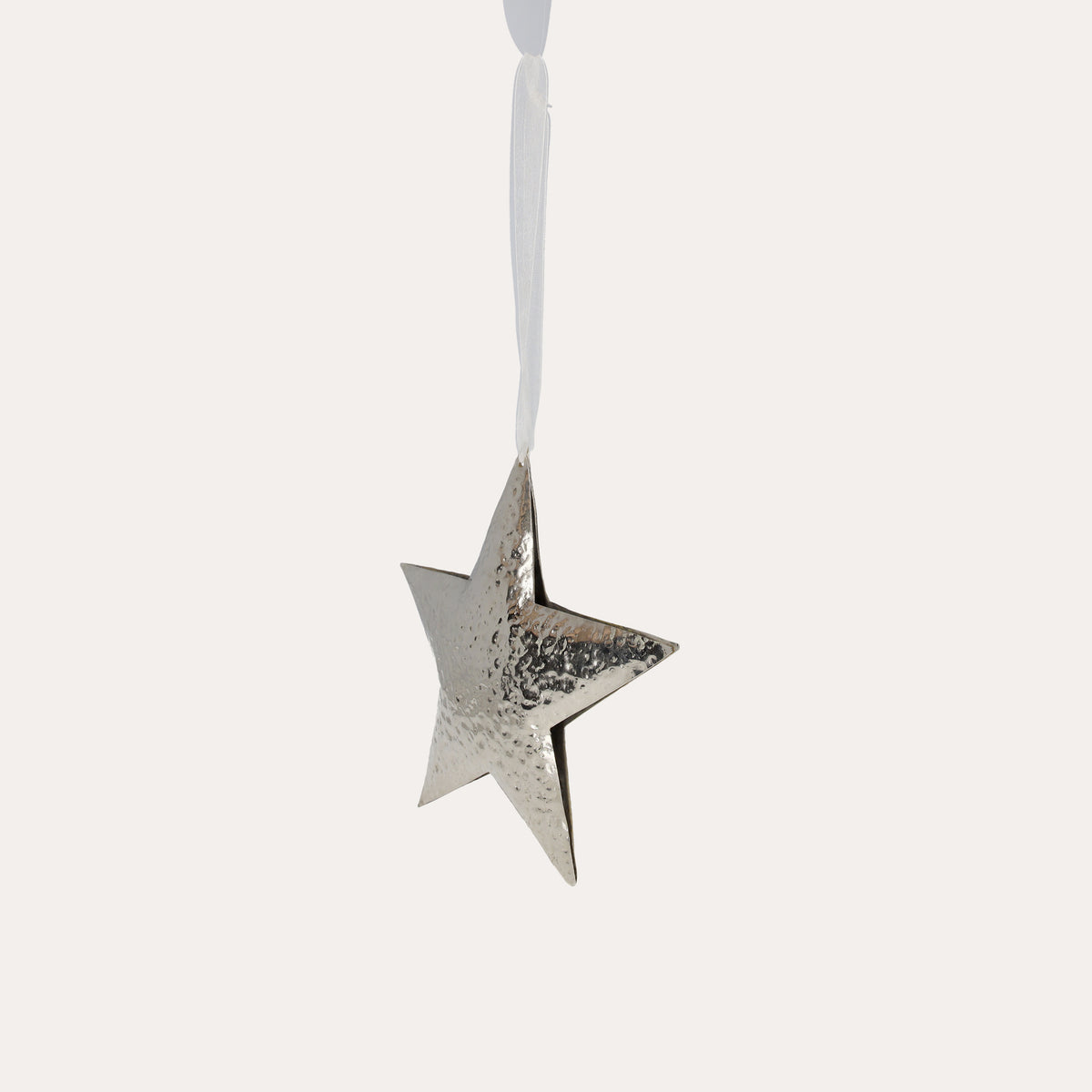 Decorazione Natalizia a Forma di Stella in Metallo