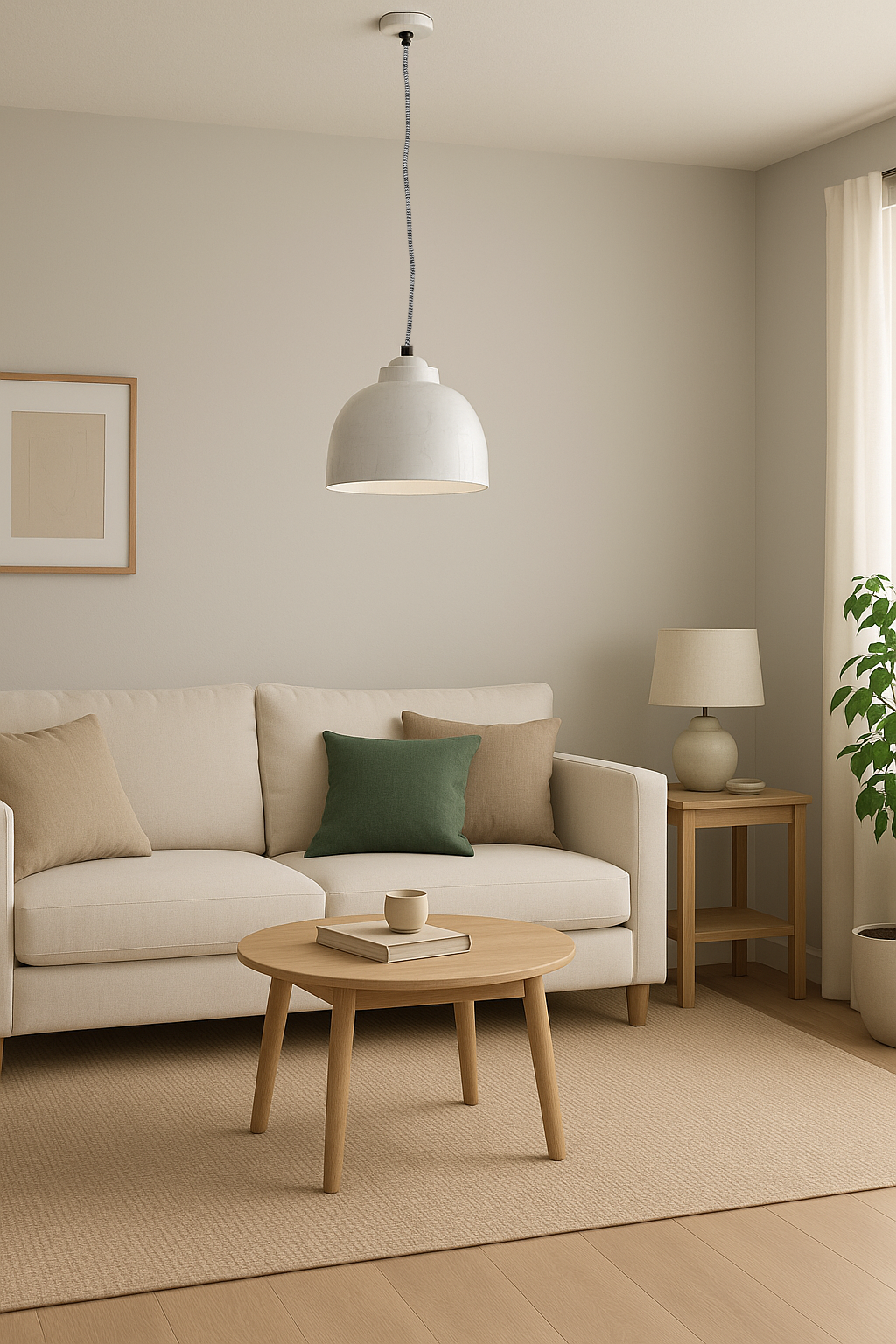 Lampadario stile industriale in Metallo Bianco Lucido
