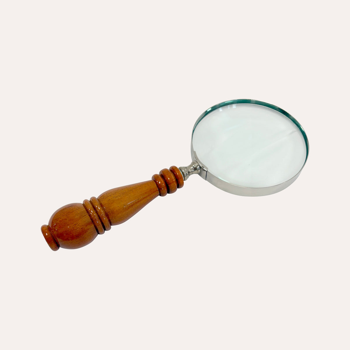 Magnifying glass with shaped handle, 25 x 10 cm