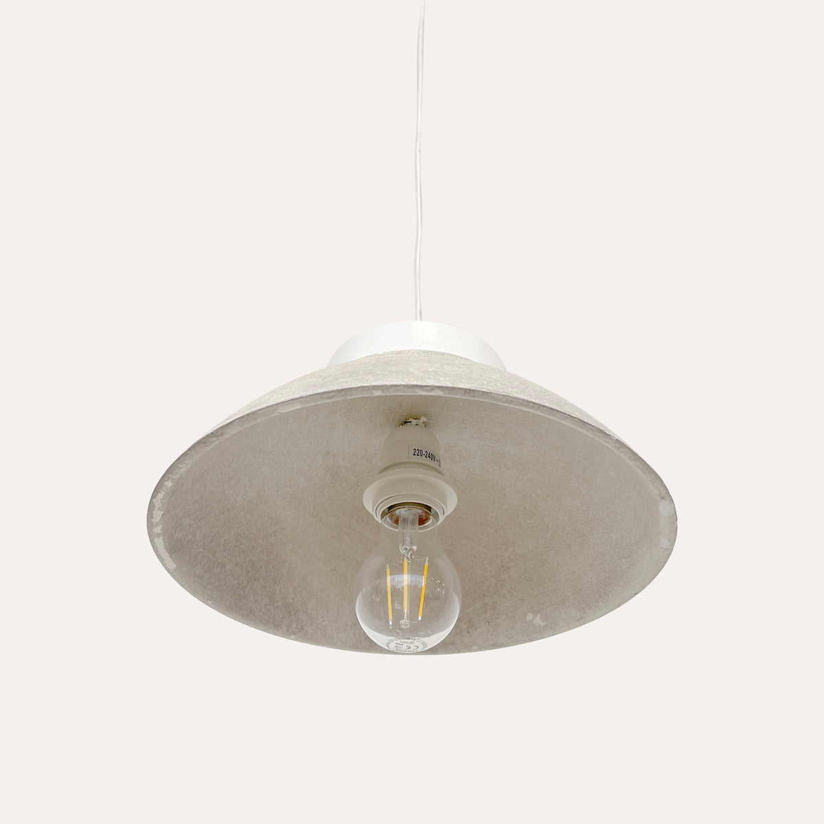 Lampadario Vintage Tortora e Bianco Ø. 30cm