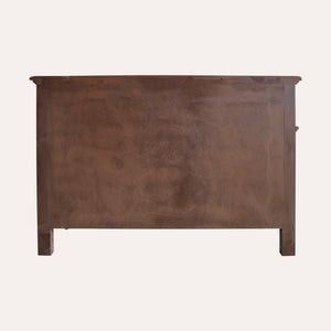 Cassettiera 3 cassetti in Legno Verde Acquamarina 122X38X83 cm - KeyHome Store