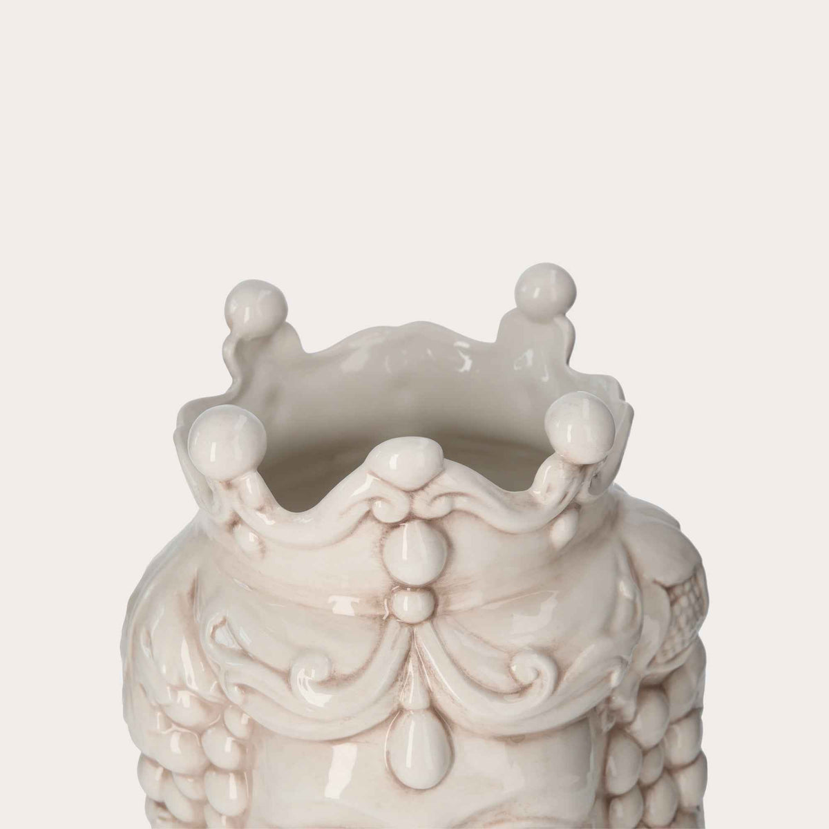 Vase Femme Testa di Moro en Céramique Antique - Fabriqué en Italie Artisanat h. 38 cm