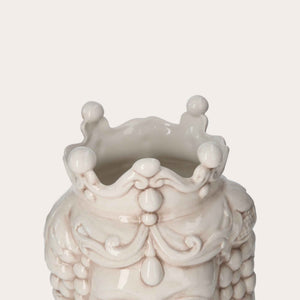Vase Femme Testa di Moro en Céramique Antique - Fabriqué en Italie Artisanat h. 38 cm