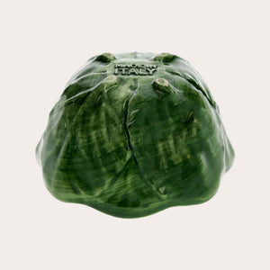 Set 4 Coppette in Ceramica Verde decorate a mano Made in Italy – Design Foglia