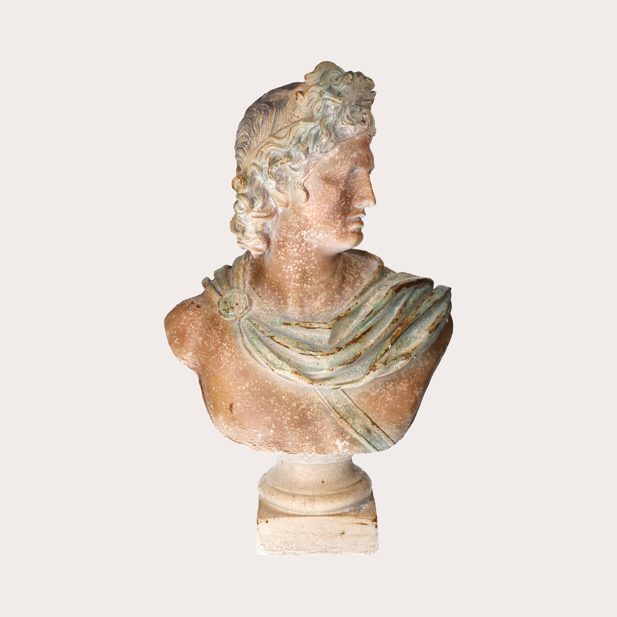 Busto Apollo in Resina H. 80 cm