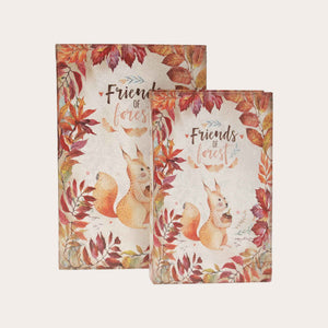 Set di Due Scatole Libro in MDF - Chiusura a Calamita