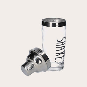 Glass Shaker with Elegant Steel Cap