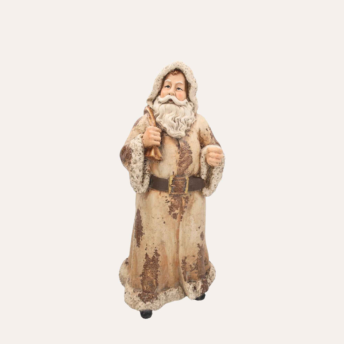 Babbo Natale con Sacco dei Doni Beige H.50x24x20 cm