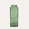 Vaso Rettangolare in Vetro di Riciclo Verde H.45x14 cm