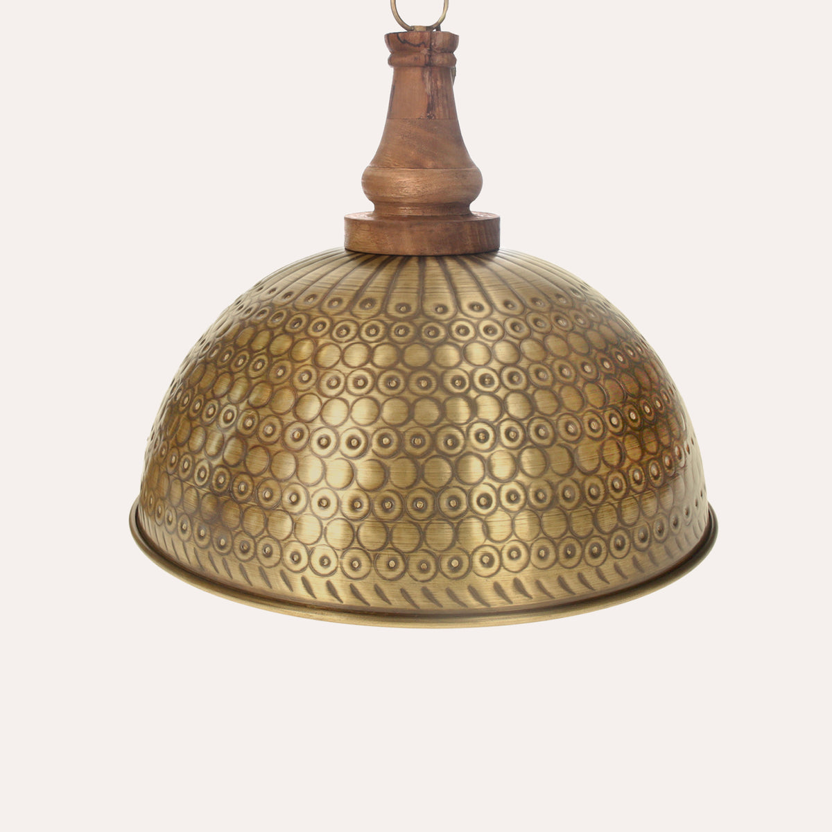 Lampadario in Metallo Oro Stile Industriale