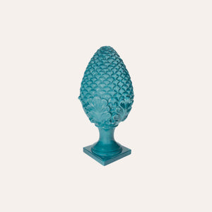 Pigna in Ceramica Petrolio - H. 35cm