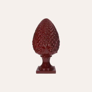 Pigna in Ceramica Bordeaux - H. 50cm