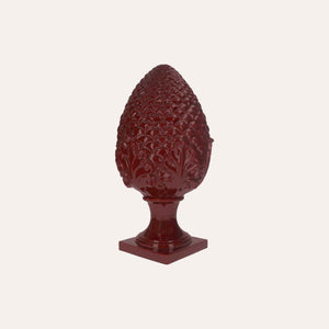 Pigna in Ceramica Bordeaux - H. 50cm