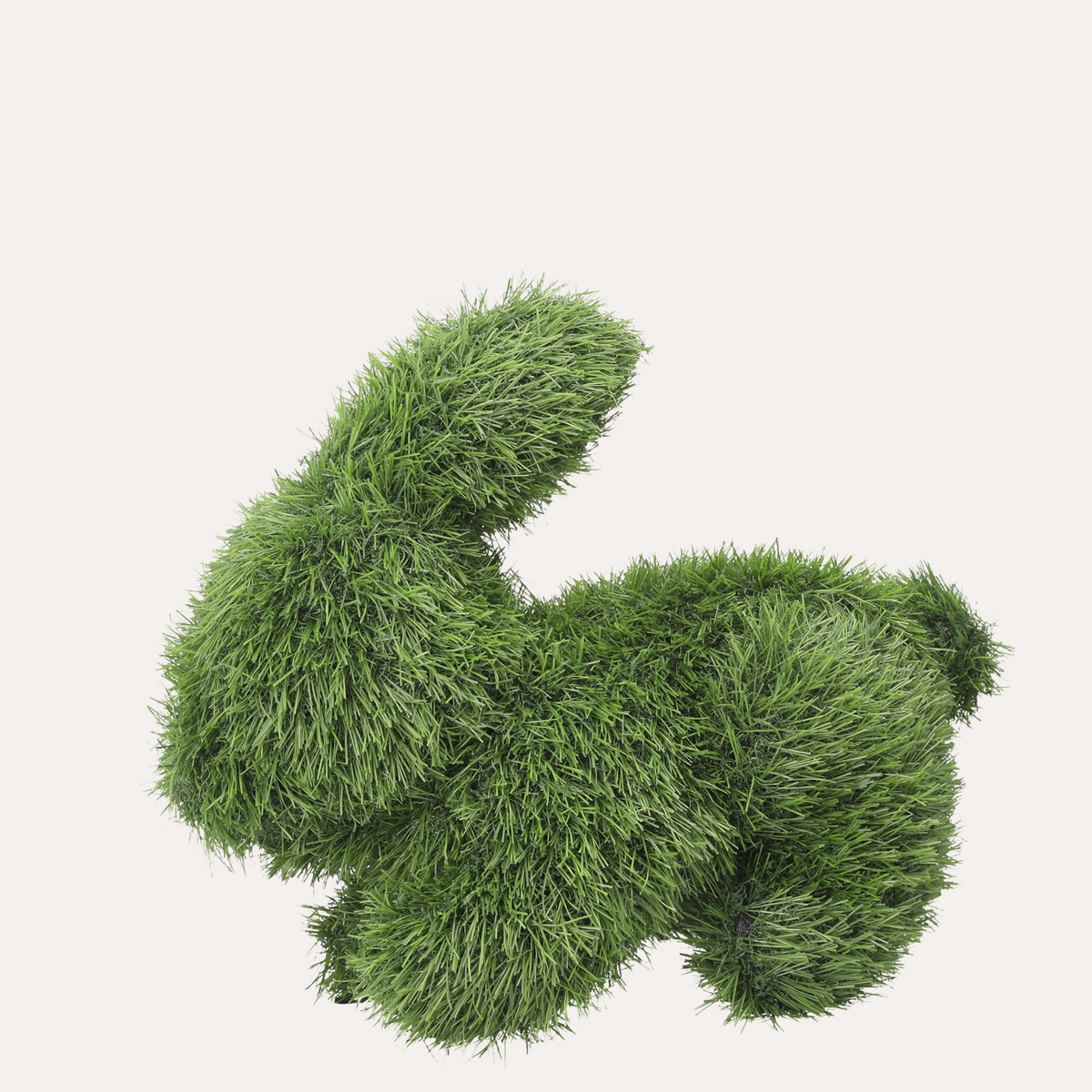 Coniglio Verde in Erba Sintetica H.35x42x23 cm