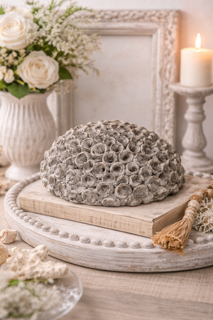 Corail décoratif en petite résine grise
