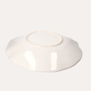 Piatto grande da portata in ceramica bianca 41 cm H4