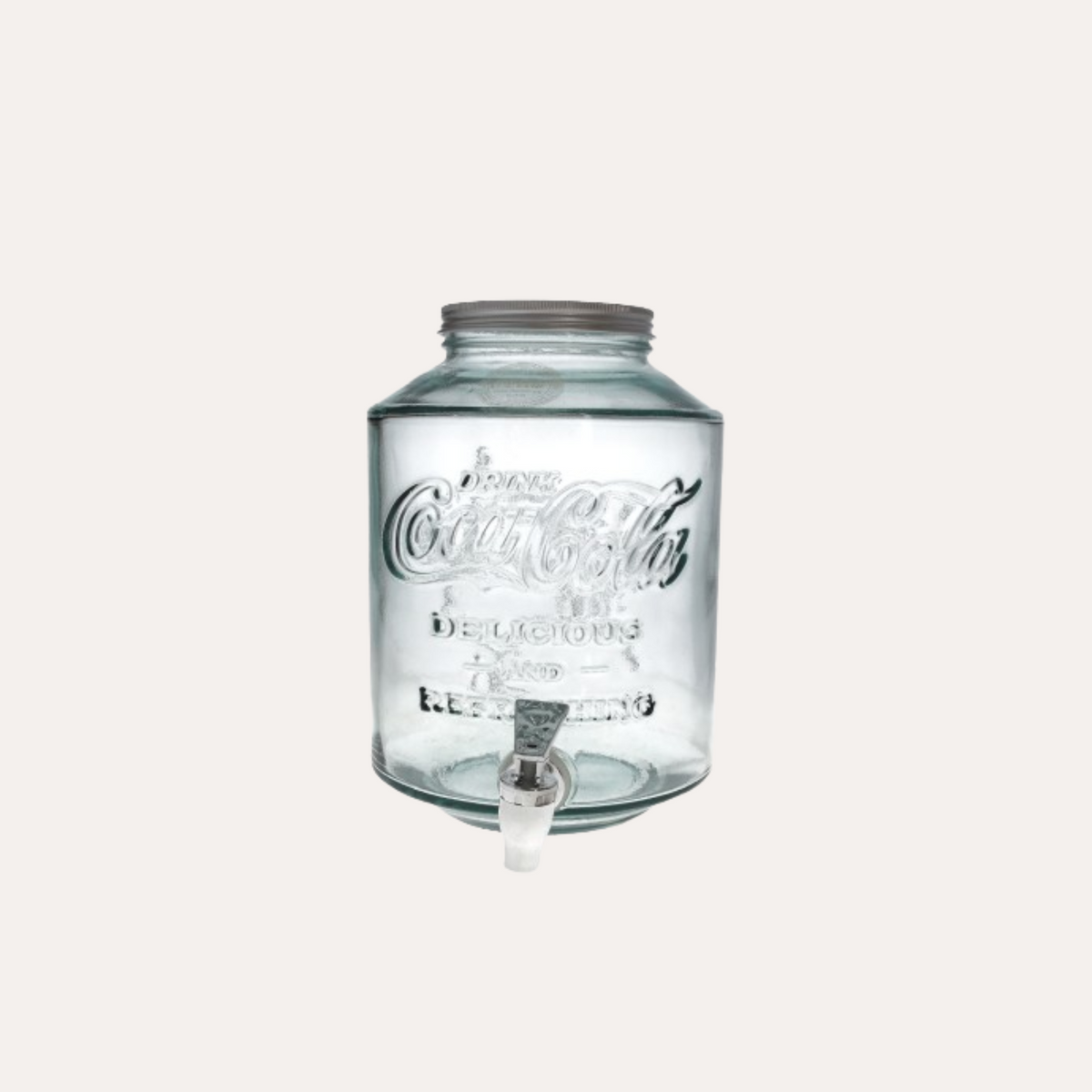 Dispenser di Bevande con Rubinetto in Vetro 5L