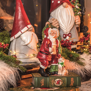 Statuina Babbo e Mamma Natale in Resina H.26 cm - KeyHome Store