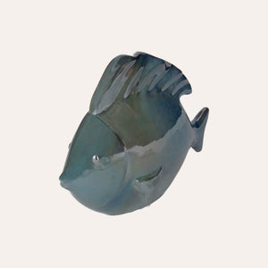 Cobalt Blue Decorative Fish in Ceramic