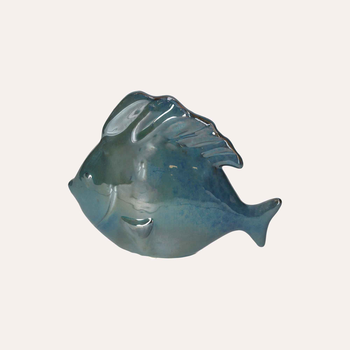 Cobalt Blue Decorative Fish in Ceramic