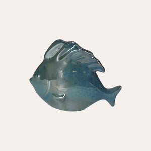 Cobalt Blue Decorative Fish in Ceramic