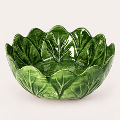 Insalatiera Verza Media in Ceramica Verde Smeraldo Ø.21 cm - KeyHome Store