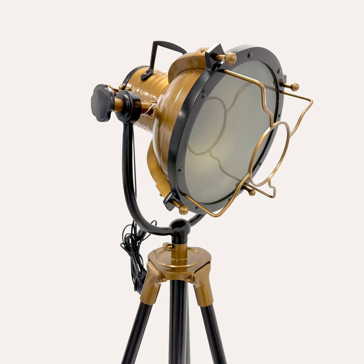 Lampada da Terra Stile Proiettore Industriale H 158 x 60 cm