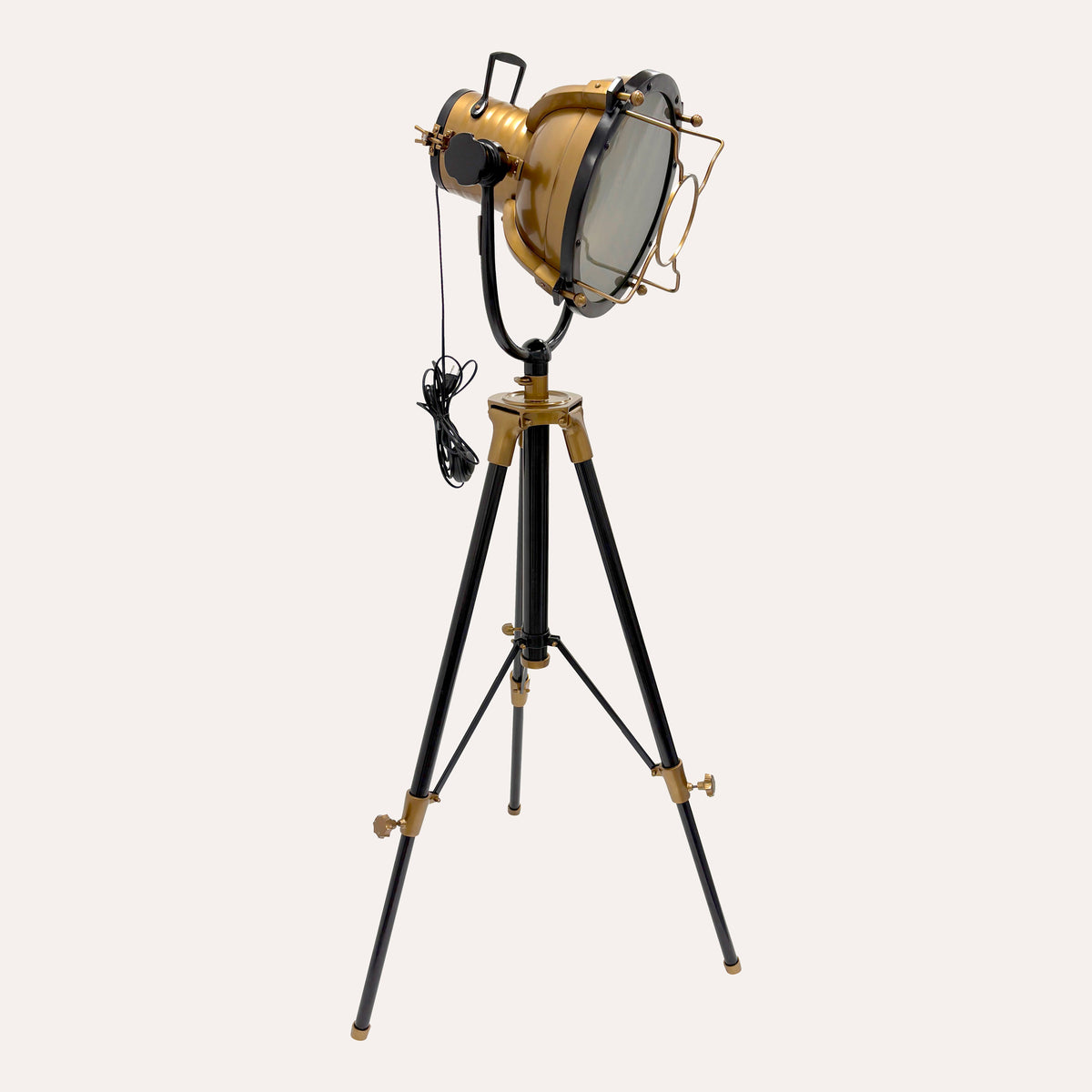 Lampada da Terra Stile Proiettore Industriale H 158 x 60 cm