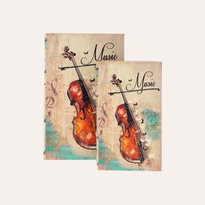 Pair of "Violin" book boxes