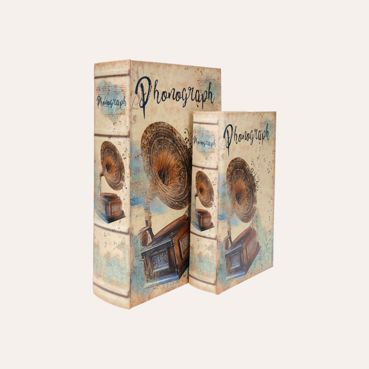 Paire de boîtes à phonographes