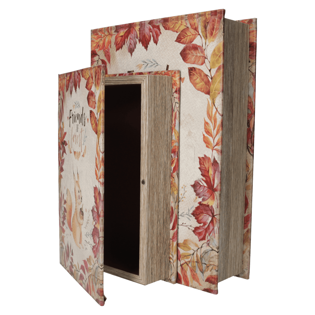 Set di Due Scatole Libro in MDF - Chiusura a Calamita