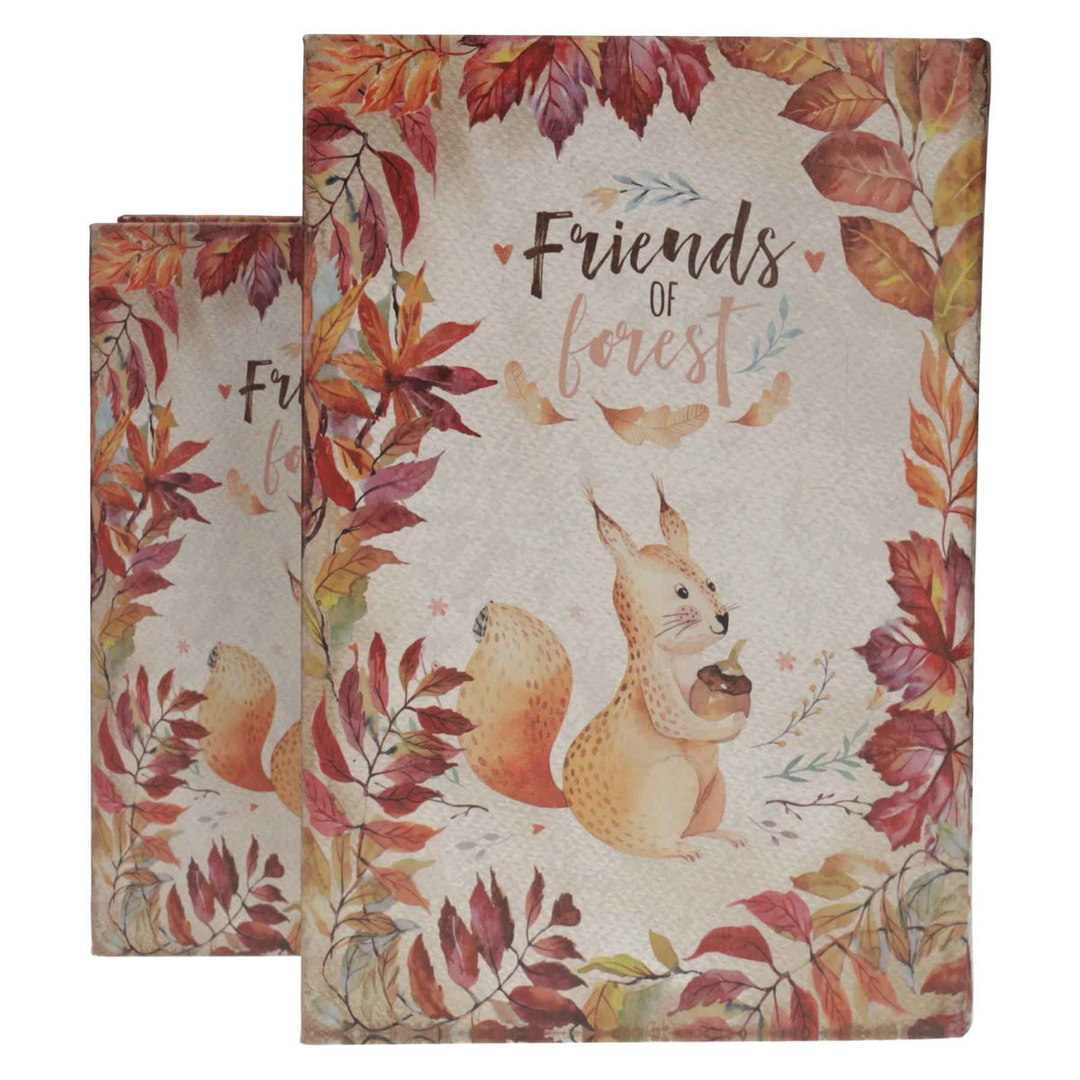 Set di Due Scatole Libro in MDF - Chiusura a Calamita