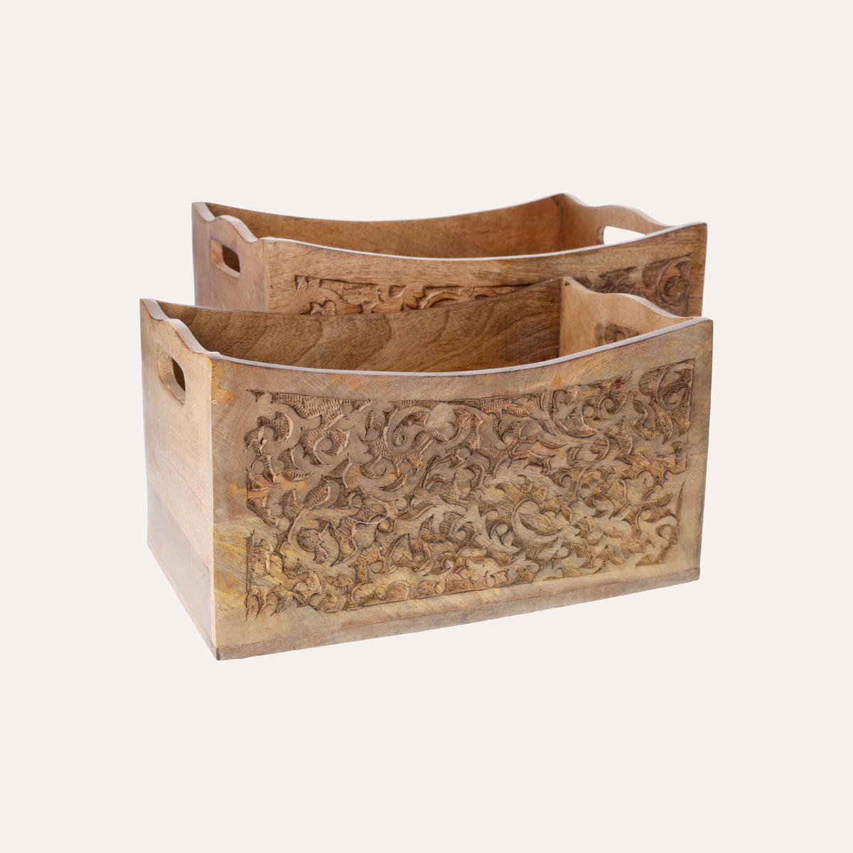 Porte-Revues en Bois Indien