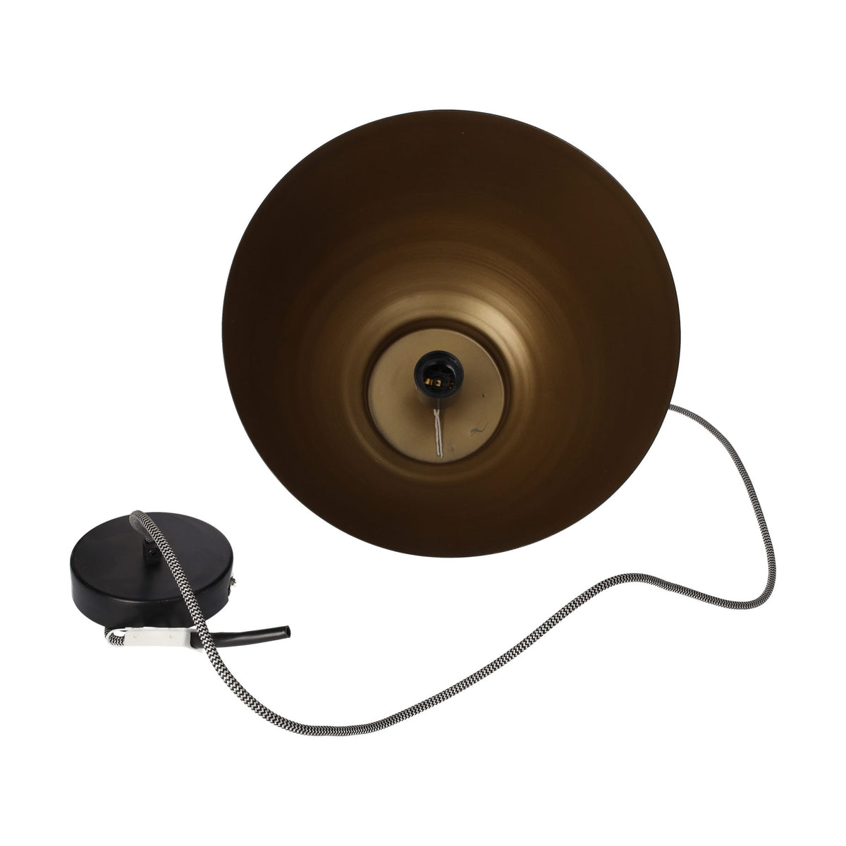 Lampadario Vintage In Metallo Nero