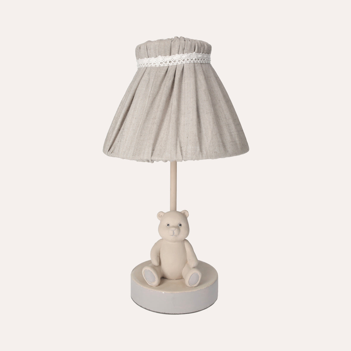 Lampada da Cameretta con Orsetto in Legno