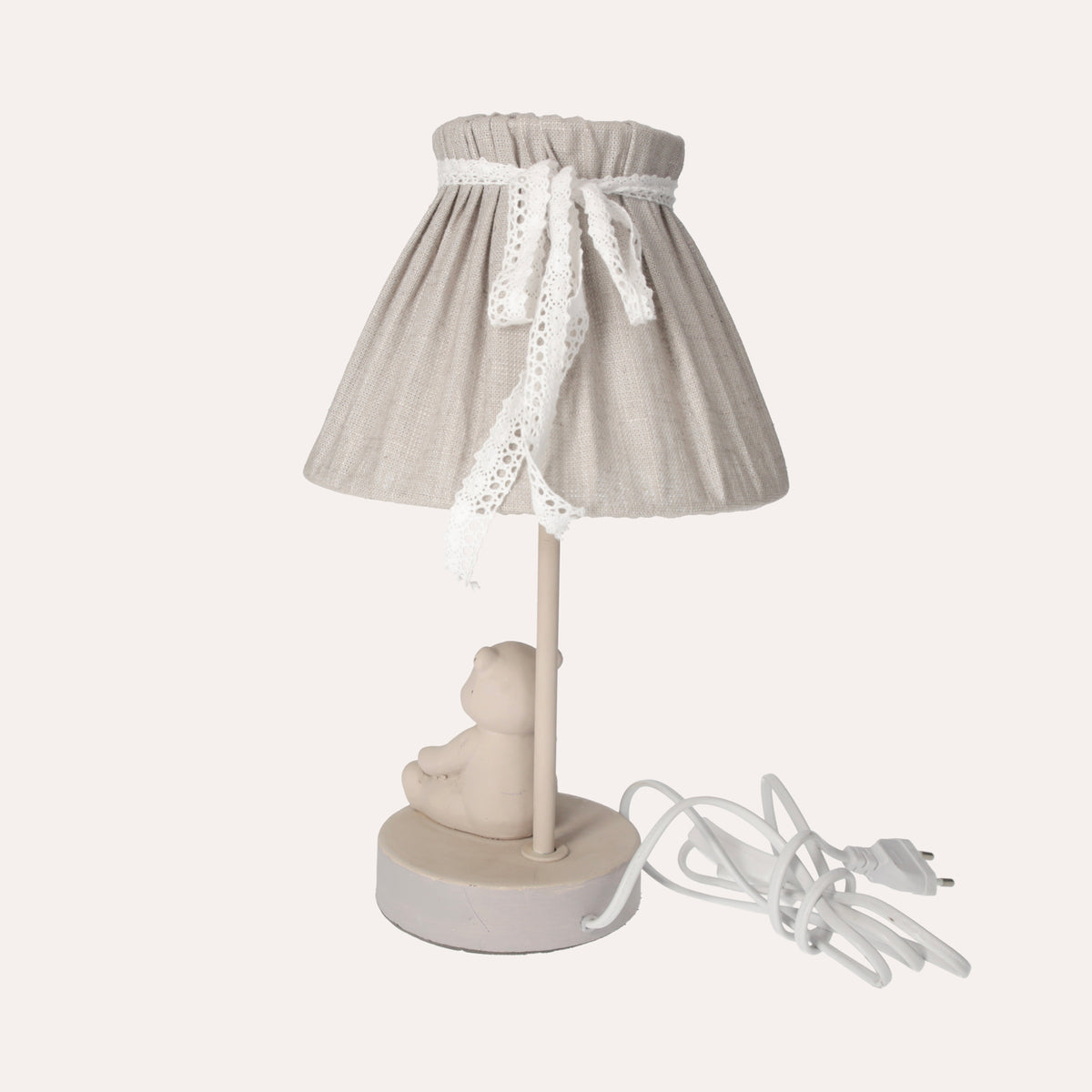 Lampada da Cameretta con Orsetto in Legno