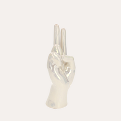 Main de Victoire en céramique H.25×10×7 cm