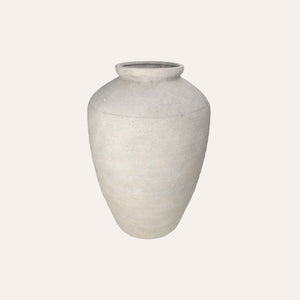 Gray Stone Amphora Shabby Chic Finish