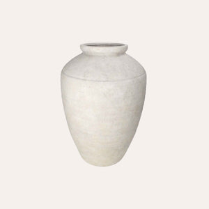 Gray Stone Amphora Shabby Chic Finish