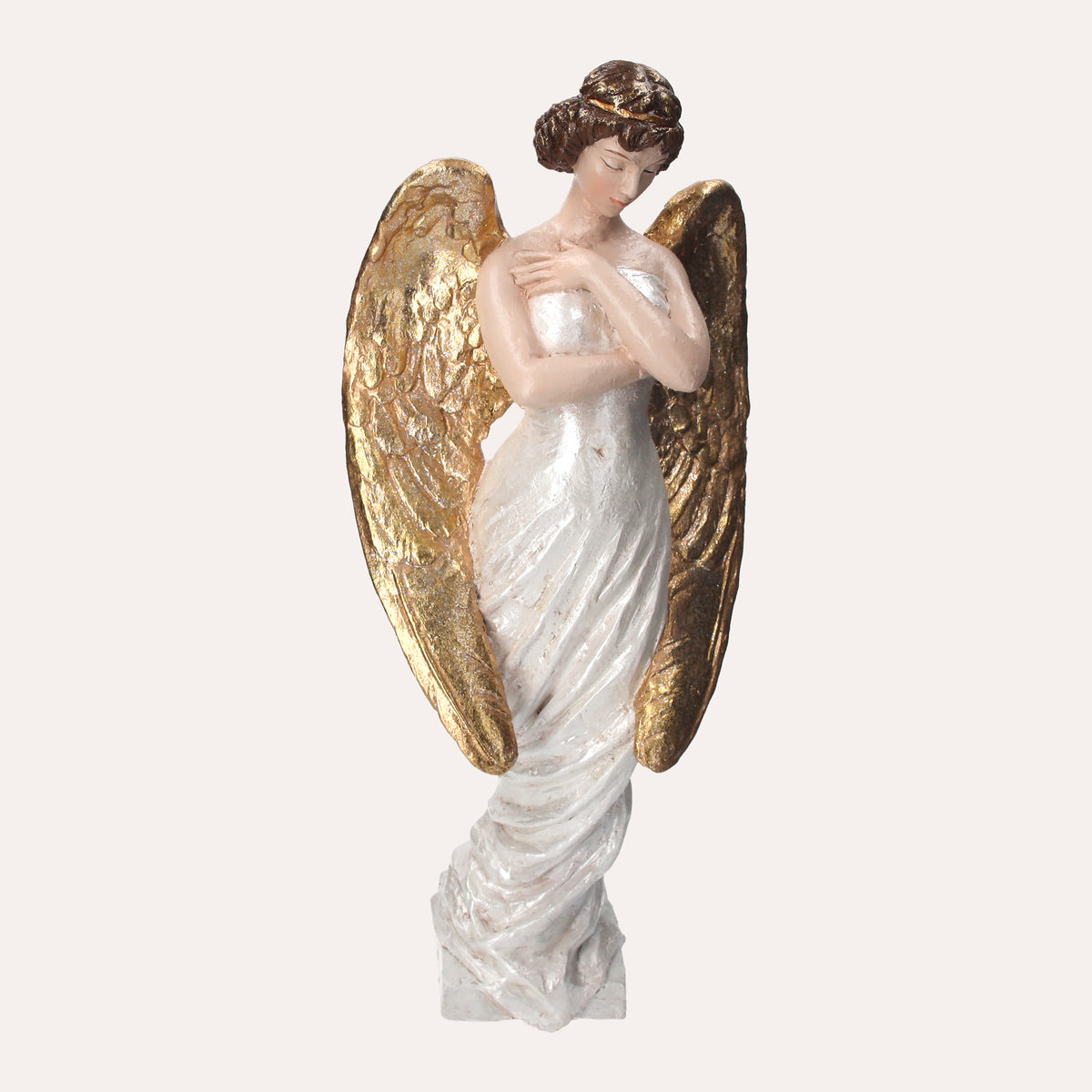 Figurine Ange de Noël en Résine 52x24x17 cm