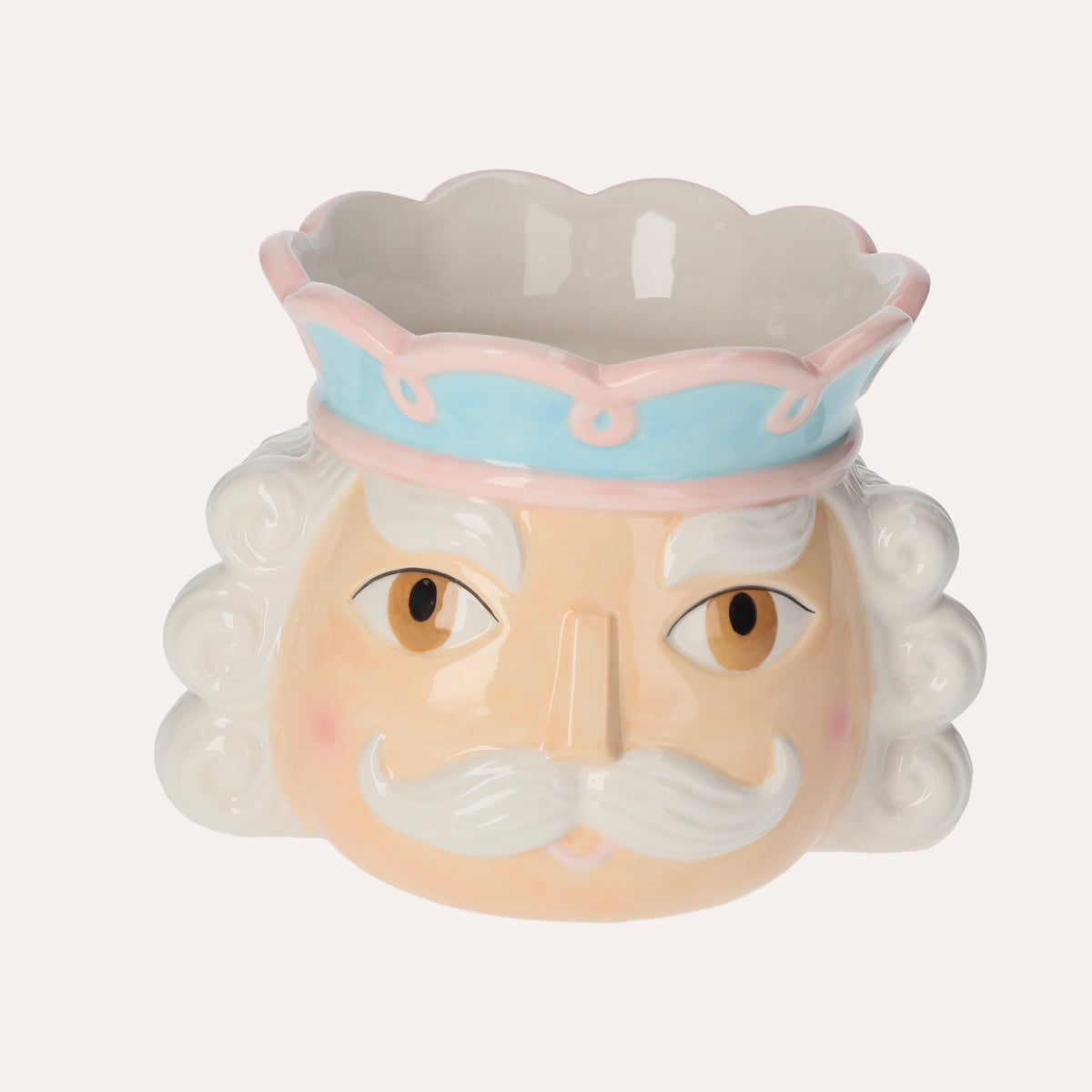 Ceramic Nutcracker Vase Holder