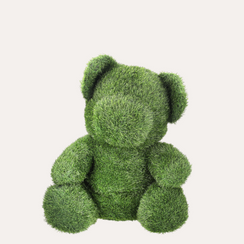 Orso Verde Grande in Erba Sintetica H.75x60x40 cm