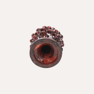 Pigna Artigianale in Terracotta Rosso Bordeaux H.16 cm - KeyHome Store