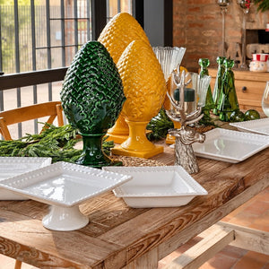 Pigna in Ceramica Verde H.60 cm - KeyHome Store