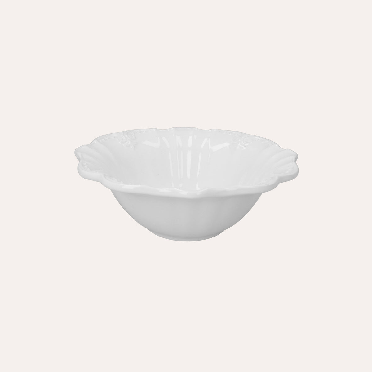 Ensaladera de cerámica blanca Ø29 cm