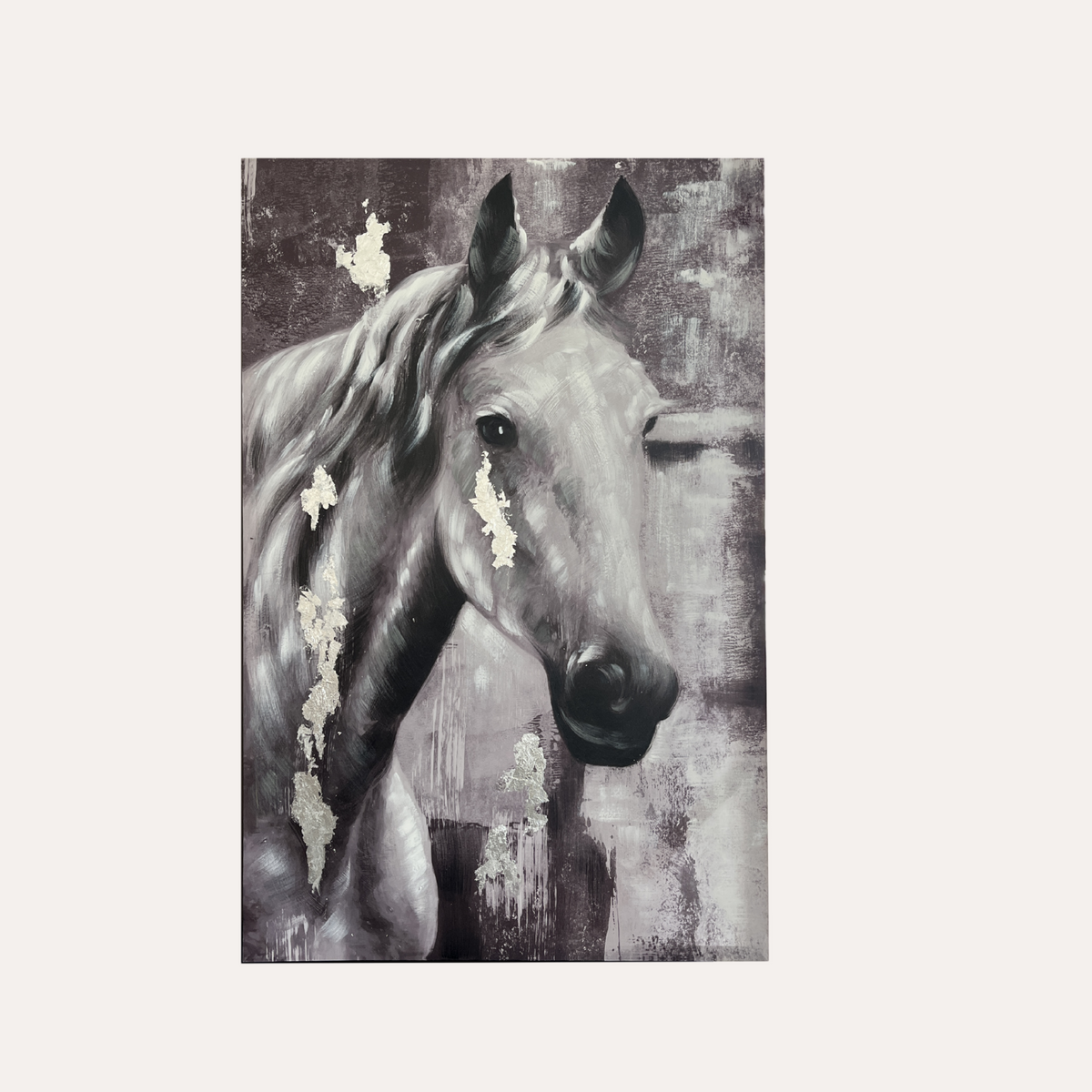 Quadro con Cavallo Artistico su Tela