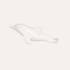 Delfino in Ceramica Bianco L. 50 cm