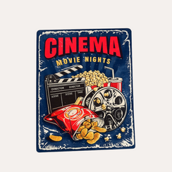 “Cinema” Tin Table 40x30 cm