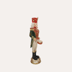 Tamburino Natalizio in Resina Rosso H.60x15 cm - KeyHome Store
