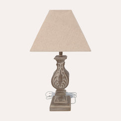 Lampe de table baroque avec motif décoratif